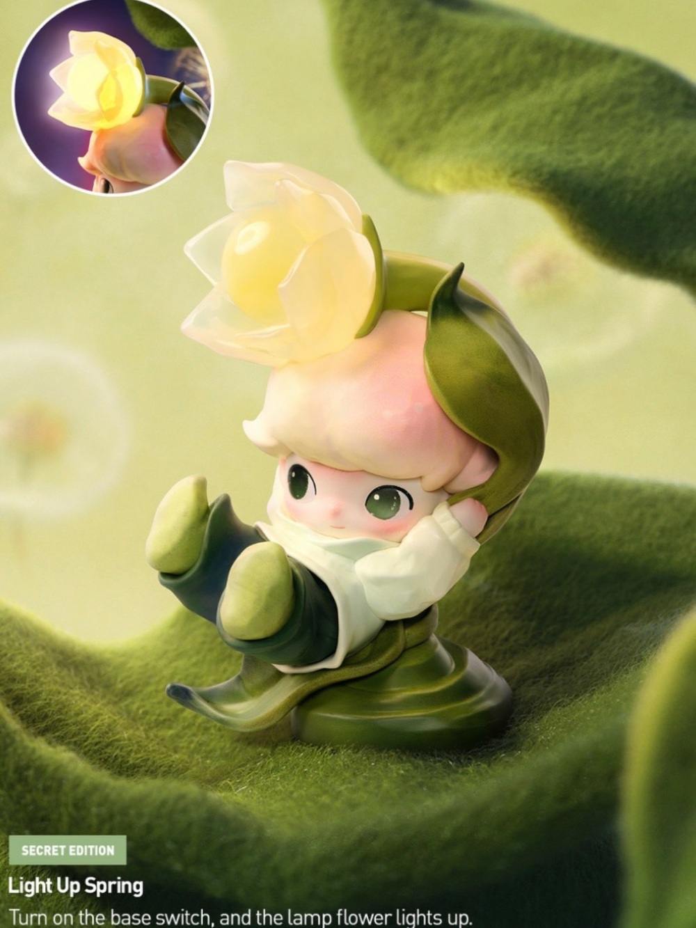 DIMOO Moments in Bloom Series Figures SECRET - Light up Spring